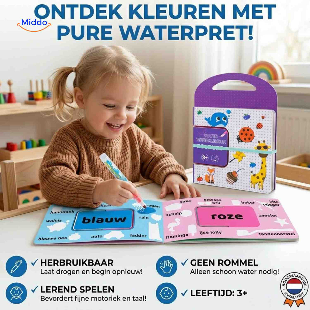 Livre de coloriage AquaDraw à l’eau réutilisable pour enfant, vue 09