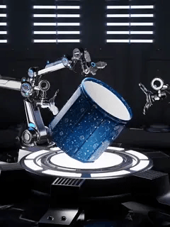 HydroFold baignoire au design futuriste en fabrication automatisée