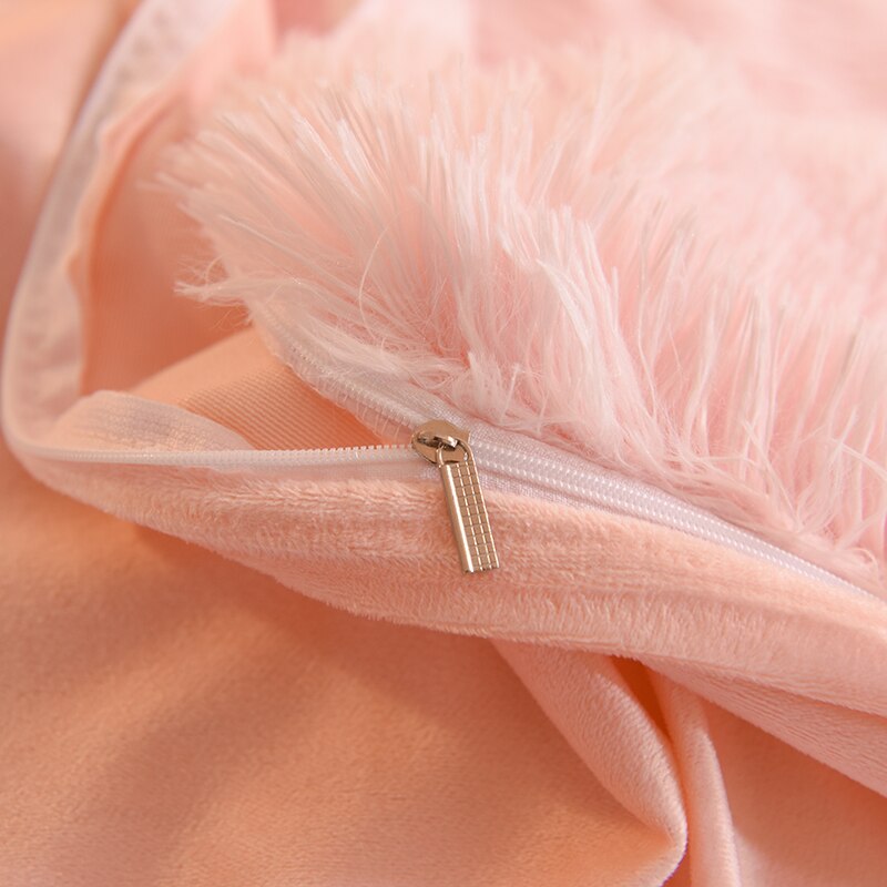 Détail de la parure de lit Teddy Fluffy en polaire