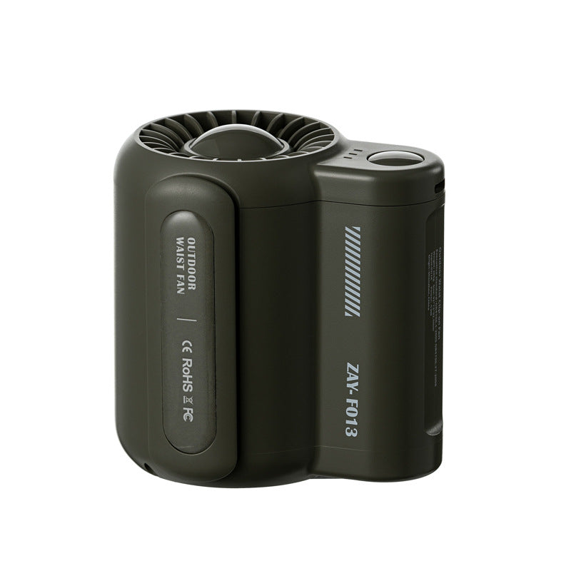 Mini ventilateur de hanche portable Airflowpro avec double clip pour l'extérieur