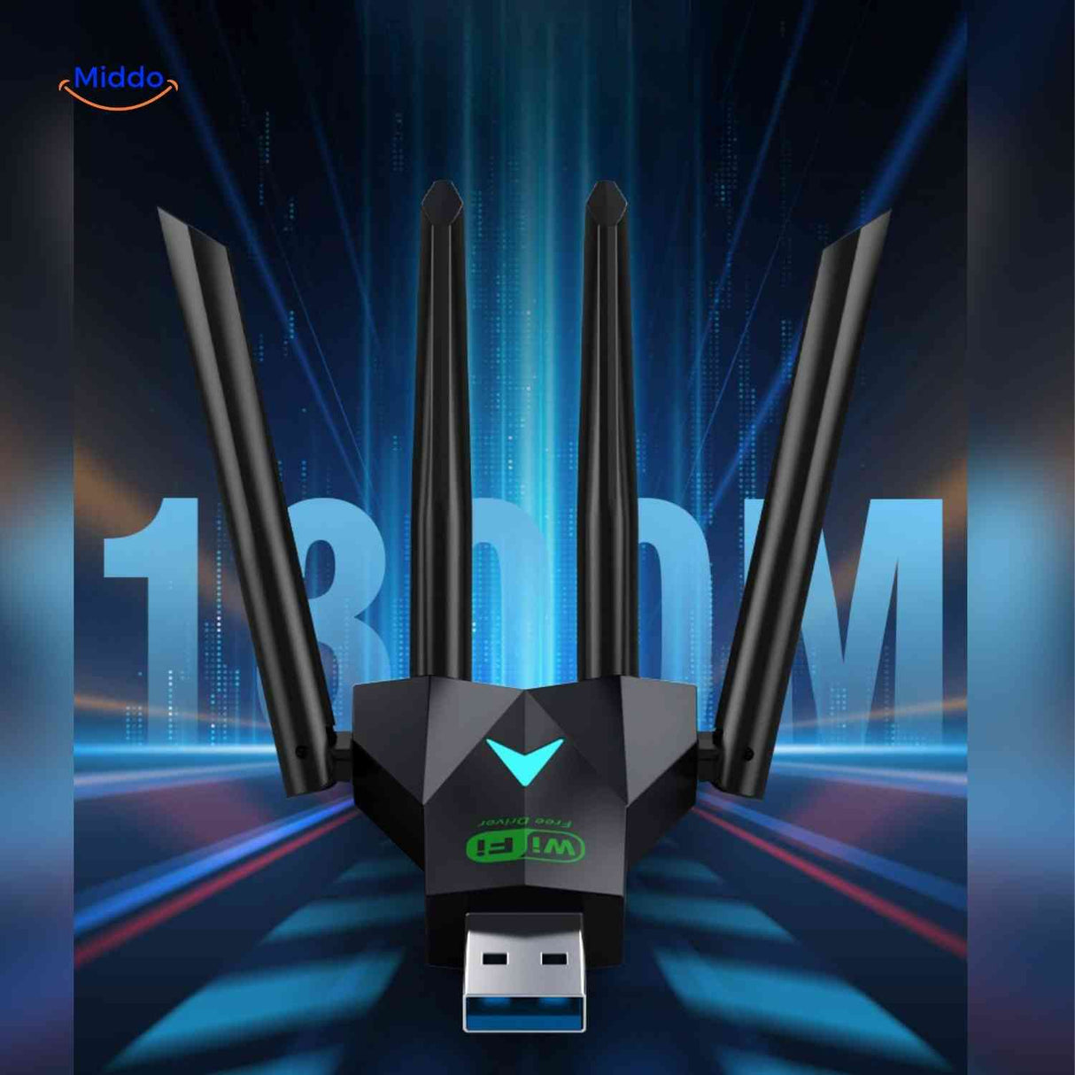 adaptateur wifi pour étendre le signal sans fil et connecter un PC de bureau