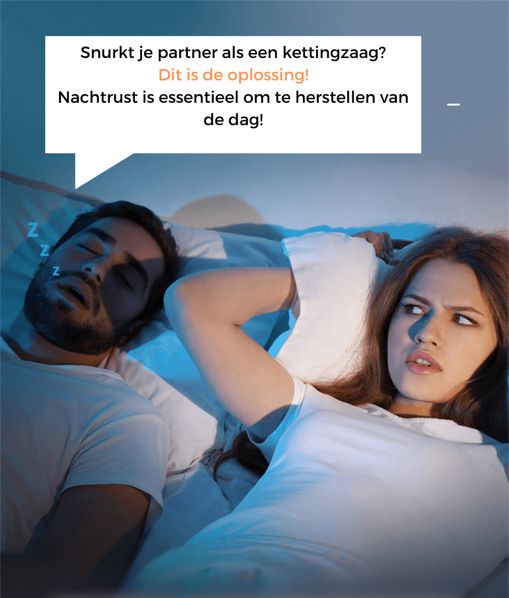 partenaire derange par les ronflements au lit, solution anti-ronflement efficace pour dormir tranquille