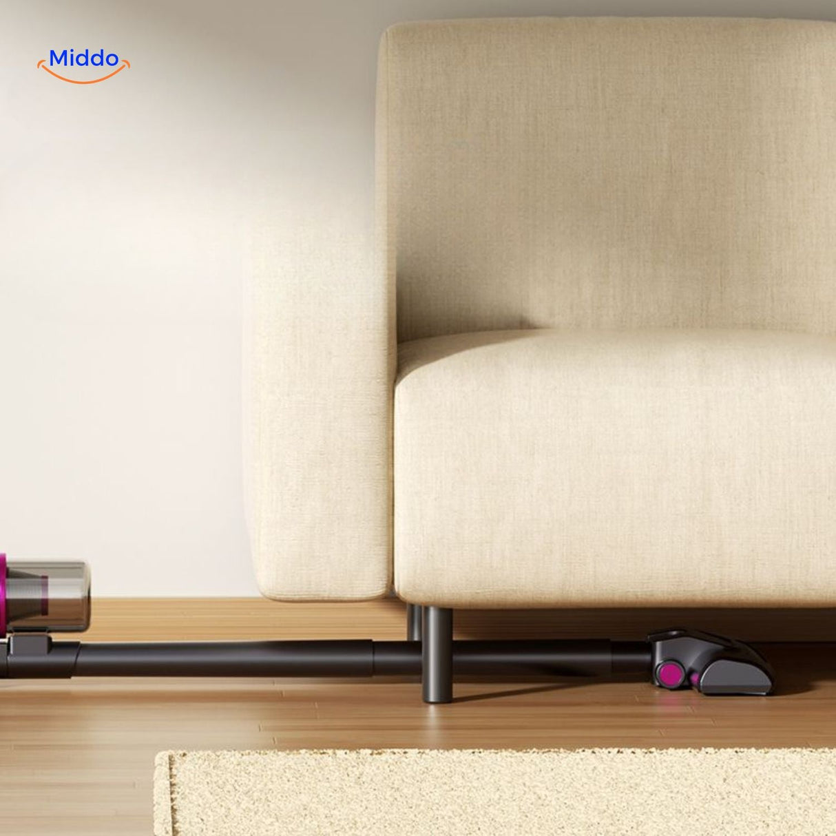 aspirateur à main avec forte aspiration et lumière UV pour une hygiène optimale