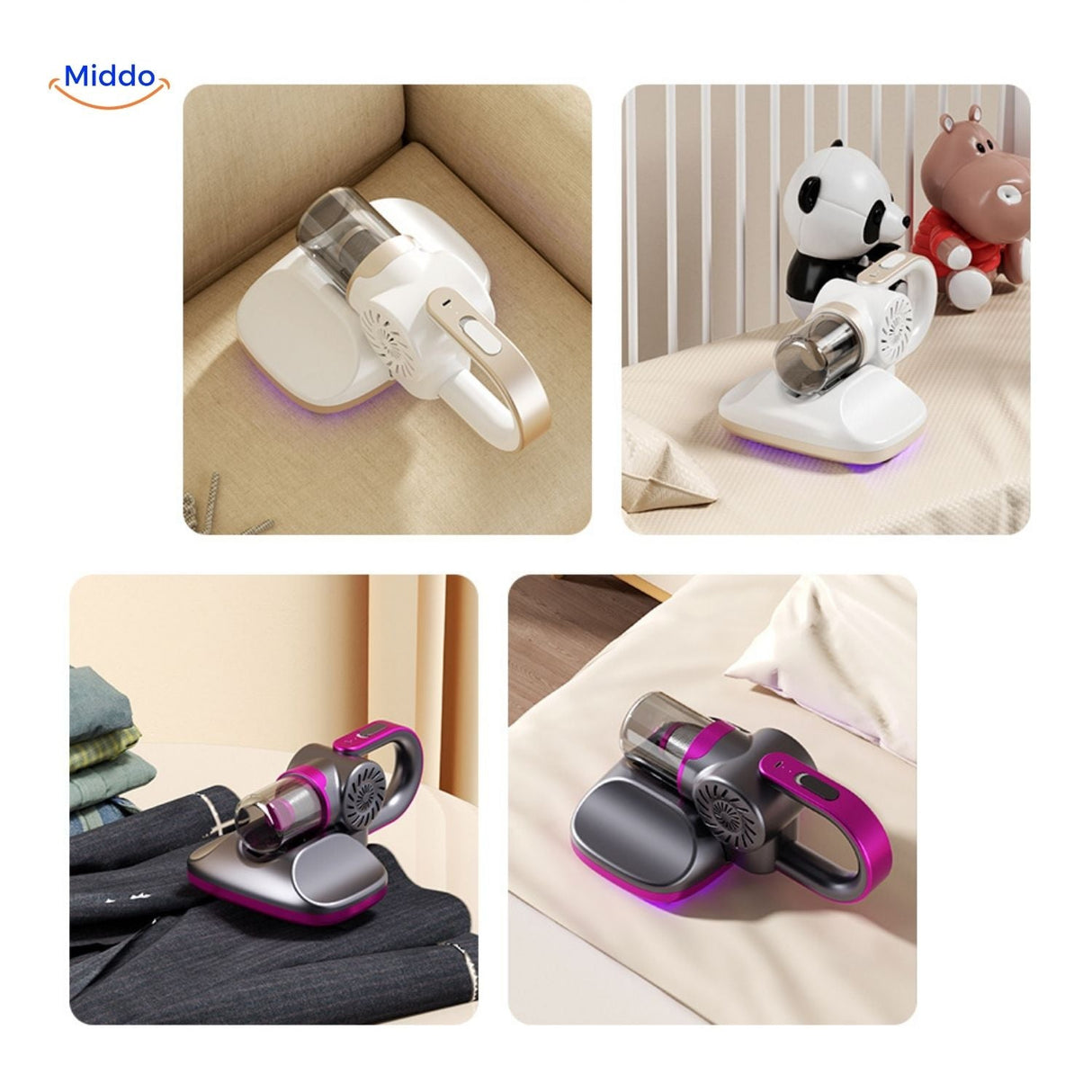 aspirateur à main utilisé en situation sur sols et meubles