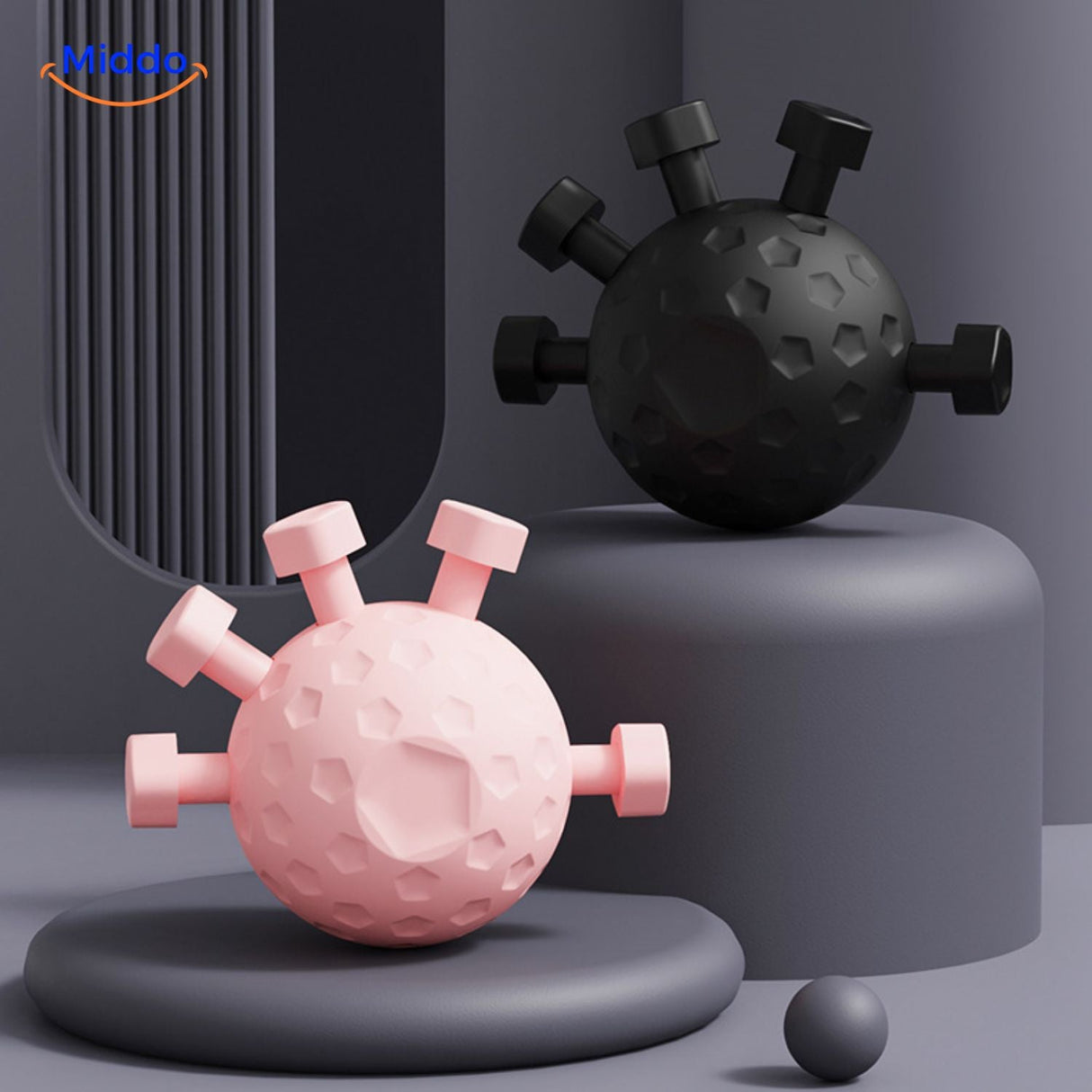 balle de resistance doigts etanche avec poignee multi-grip pour entrainement intensif