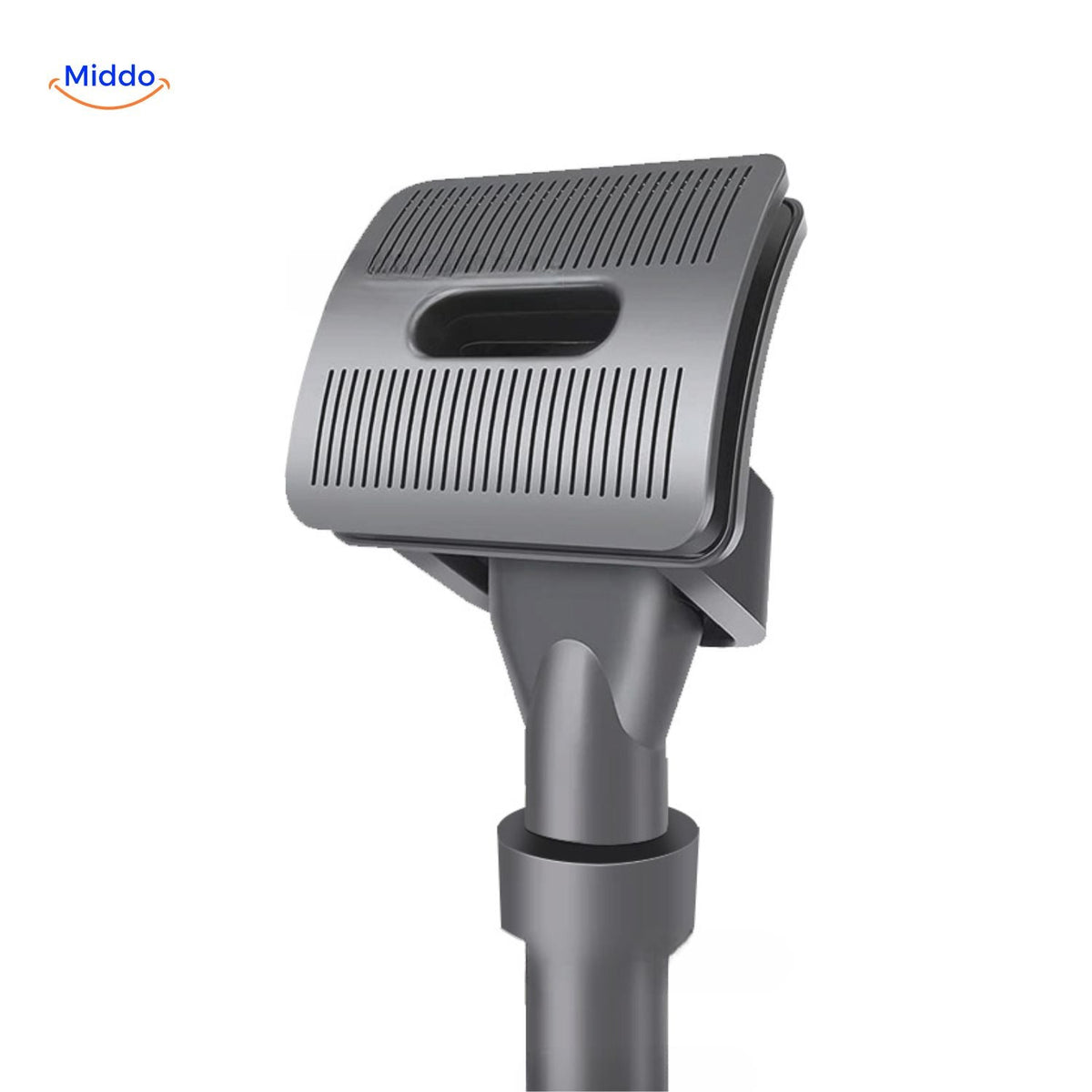 brosse visiclean avec embout aspirateur pour le toilettage du chien, elimine les poils efficacement