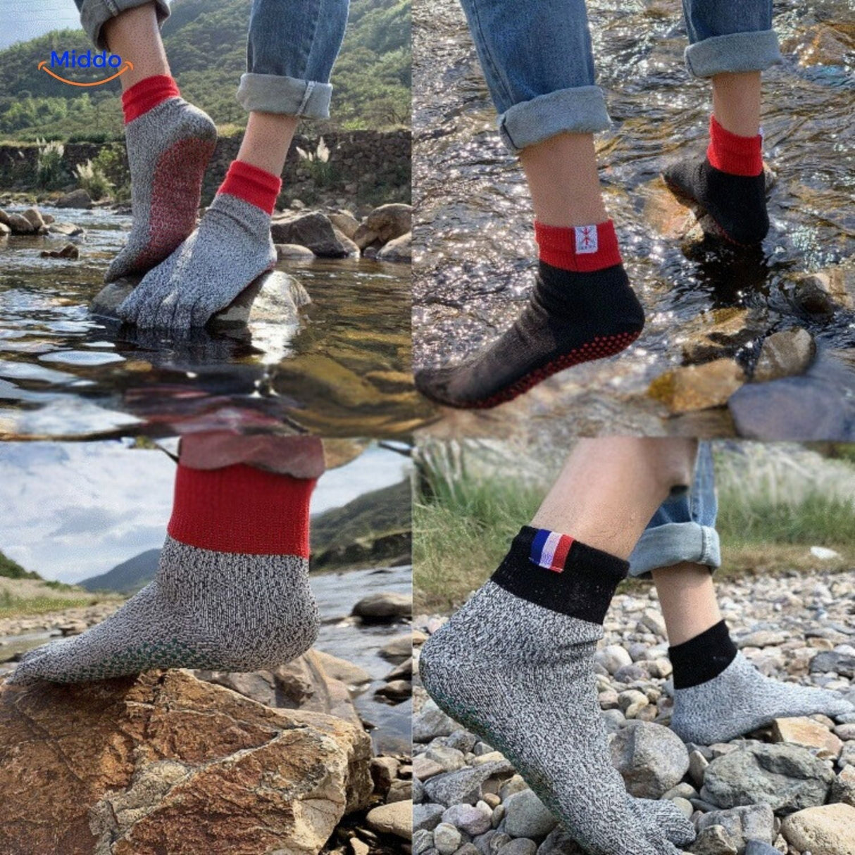 chaussettes à 5 doigts respirantes et durables pour un port confortable au quotidien