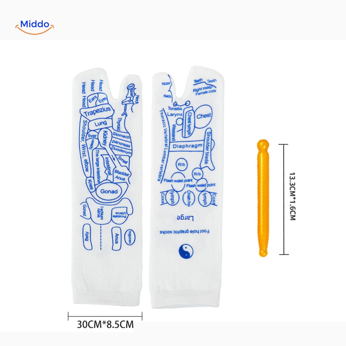 chaussettes acupression pour massage et sante des pieds au quotidien