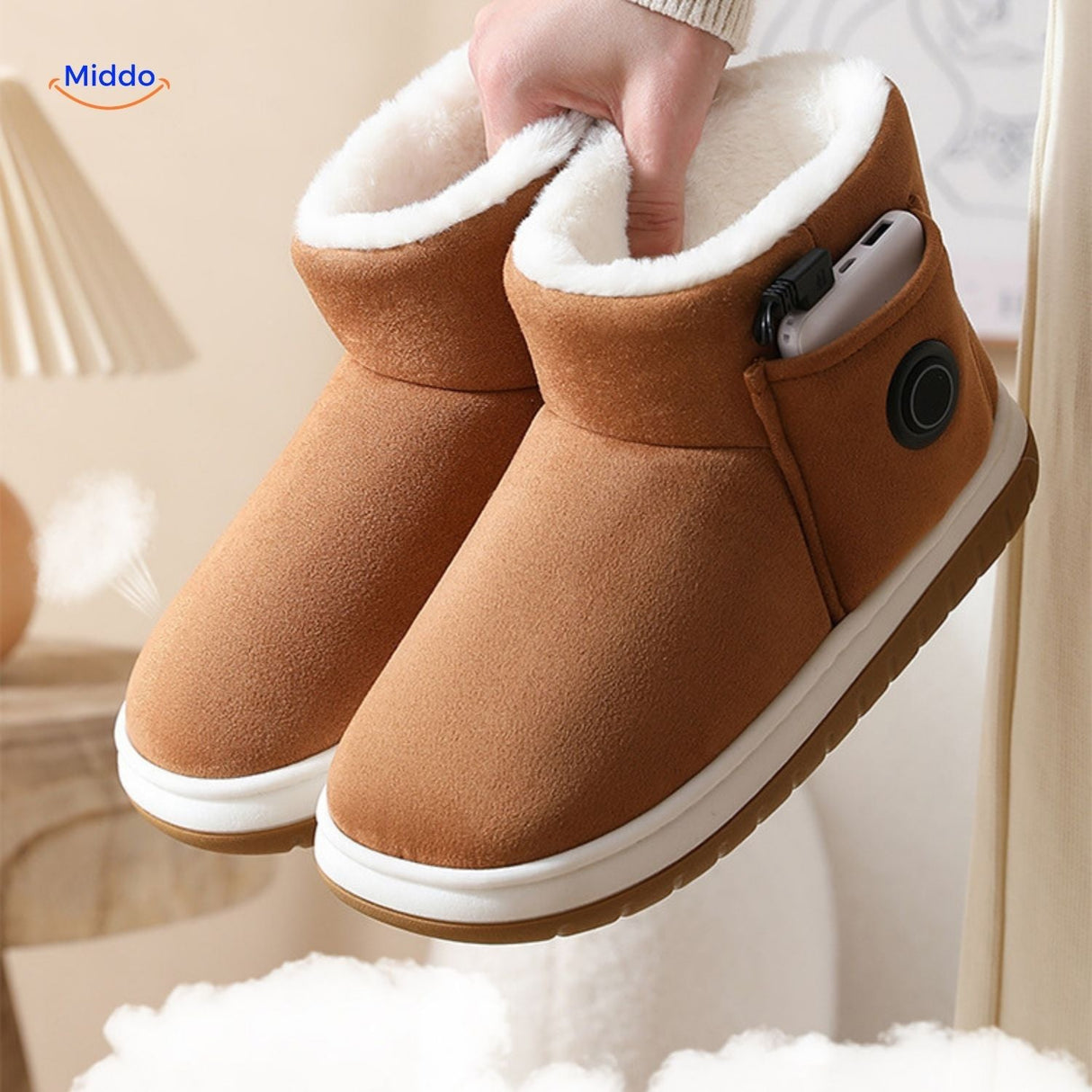 chaussures chauffantes disponibles en plusieurs coloris, choix de teintes pour tous les goûts