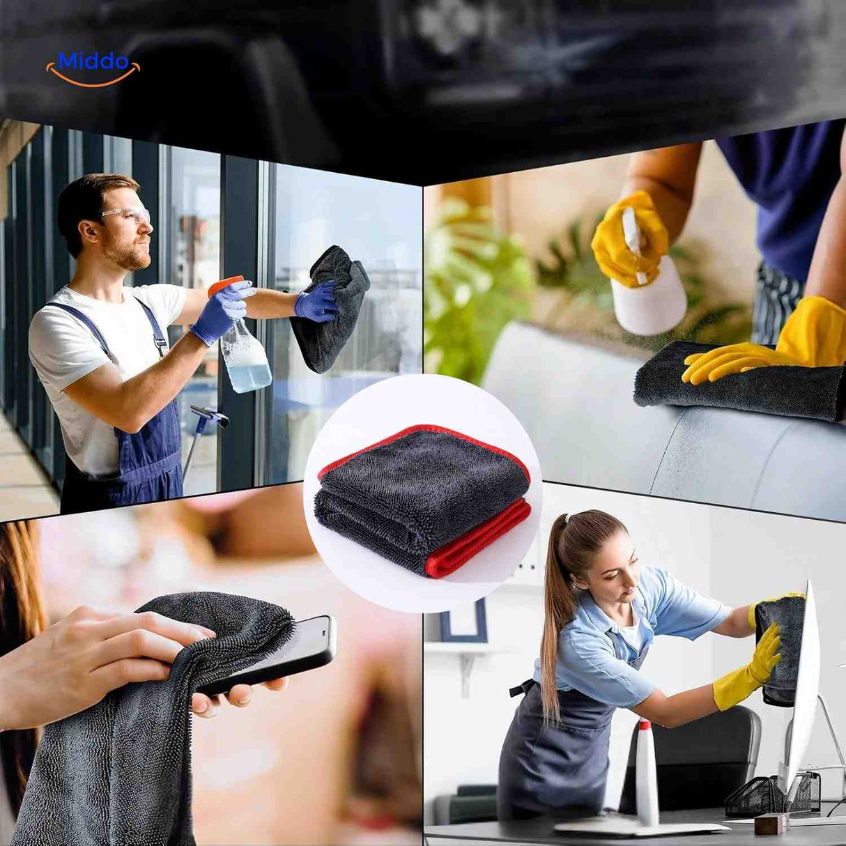 chiffon idéal pour le nettoyage de l'intérieur et extérieur de votre automobile