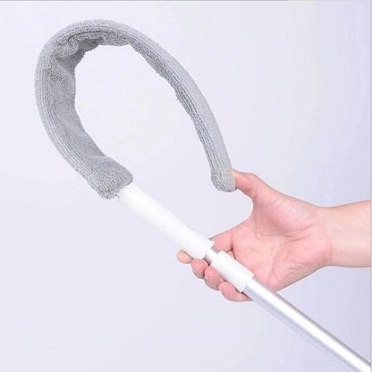 manche flexible du chiffon télescopique courbé pour accéder aux recoins difficiles