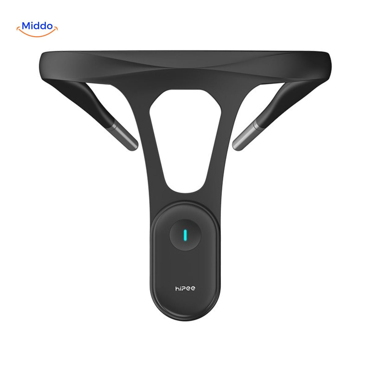 correcteur de posture pour le cou, vue de face du collier intelligent