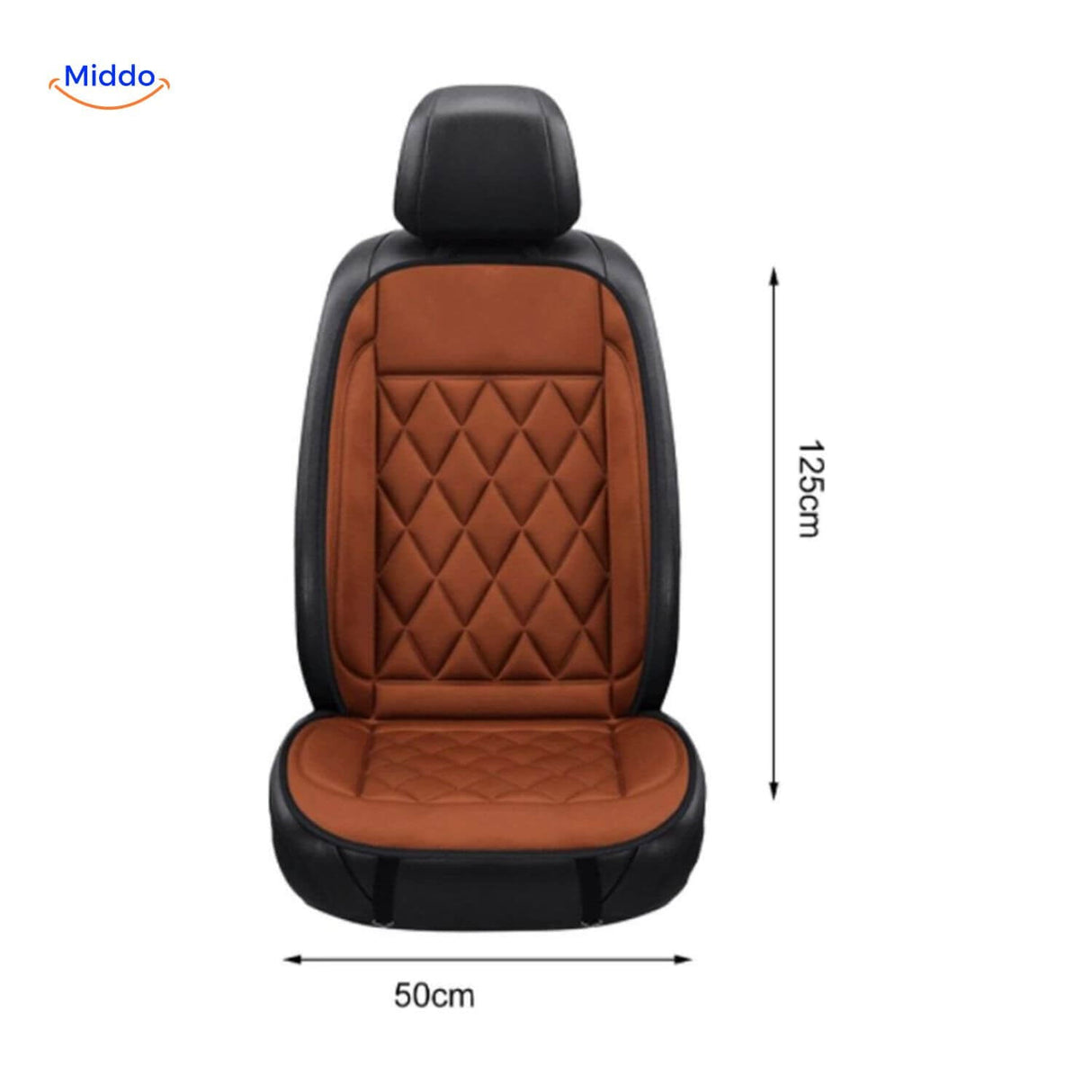 coussin chauffant siège auto avec revêtement confortable et motif décoratif soigné