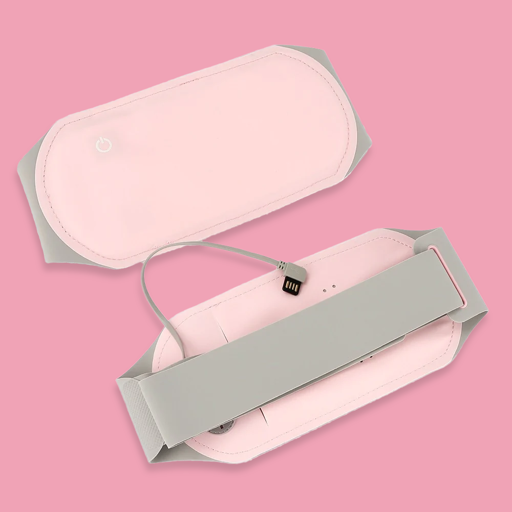 coussin chauffant huggy rose et son port de connexion usb pour alimentation facile