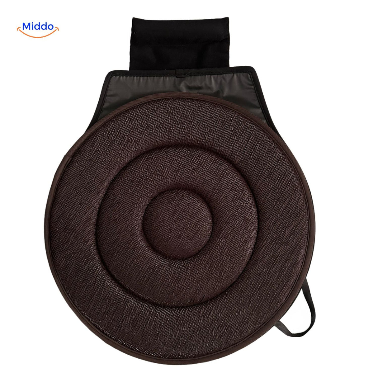 coussin de siège auto rotatif marron wellness pour un soutien efficace