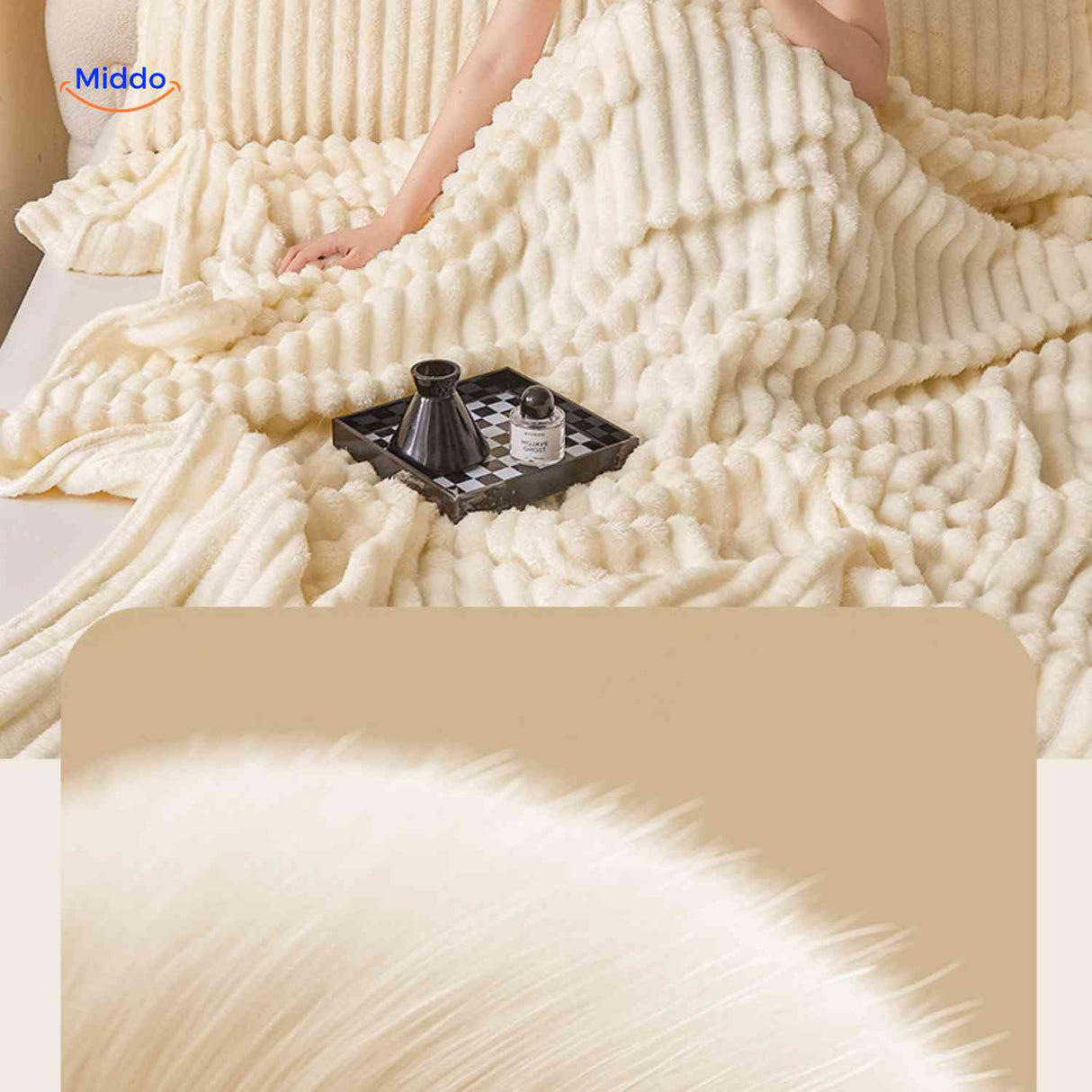 couverture en peluche chaude pour la chambre, idéale pour les soirées hivernales