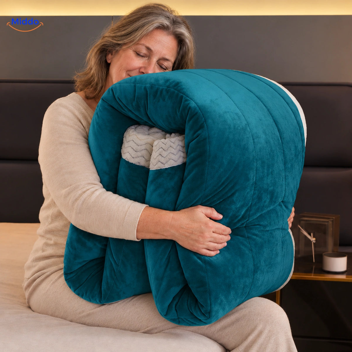 CozyFleece – Bleu pétrole