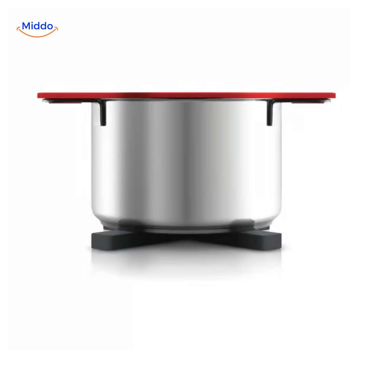 dessous de verre résistant à la chaleur sous une casserole en inox lors d'une utilisation en cuisine