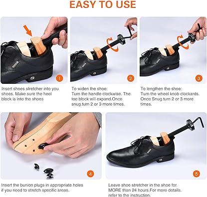 instructions d'utilisation de l'embauchoir tendeur de chaussures ajustable