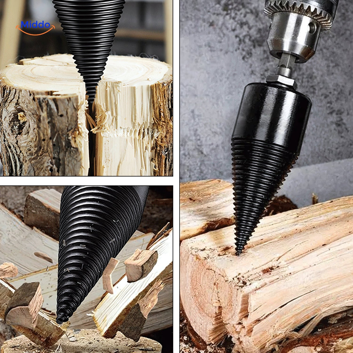 foret polyvalent pour tous types de travaux de fendage et de découpe de bois