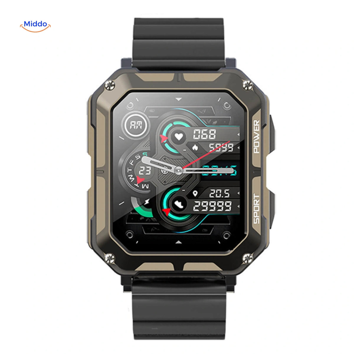 Galaxy Armor™ – Acier bamboo · Noir