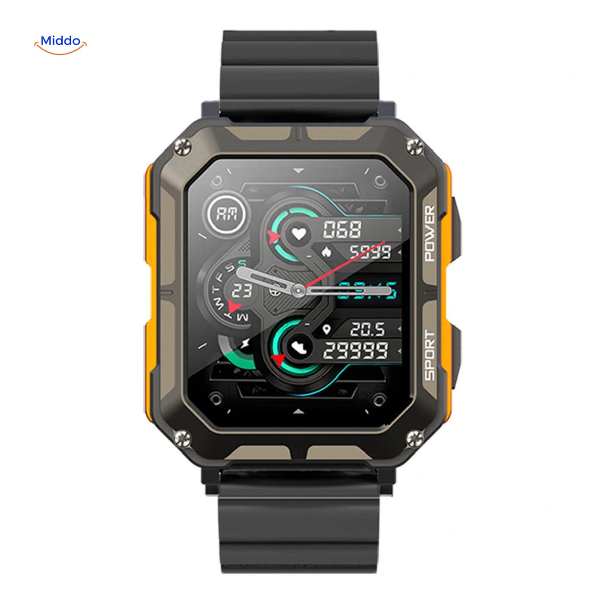 Galaxy Armor™ – Acier bamboo · Orange