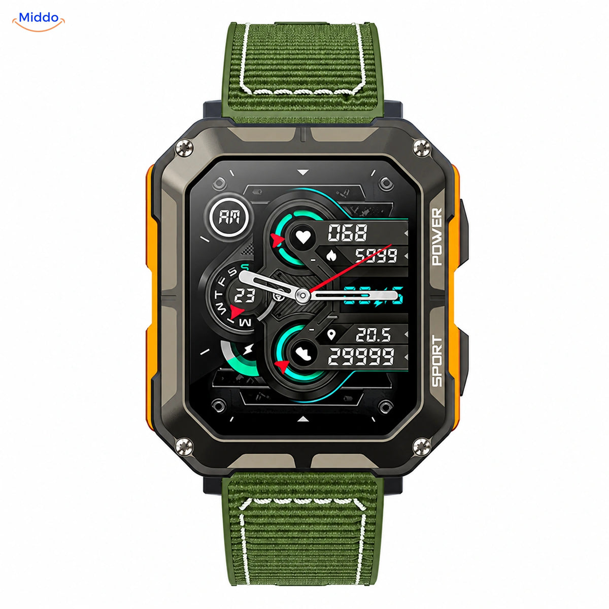 Galaxy Armor™ – Nylon vert · Orange