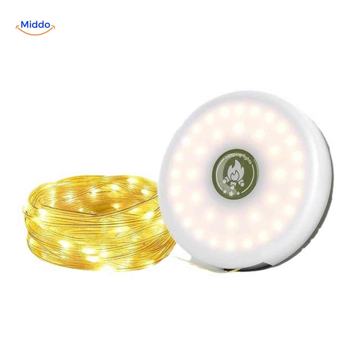guirlande lumineuse led de 10 metres pour decorer un jardin ou un espace de camping