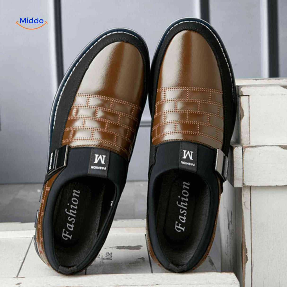 Chaussures homme Flexaro à enfiler, noir, vue 11