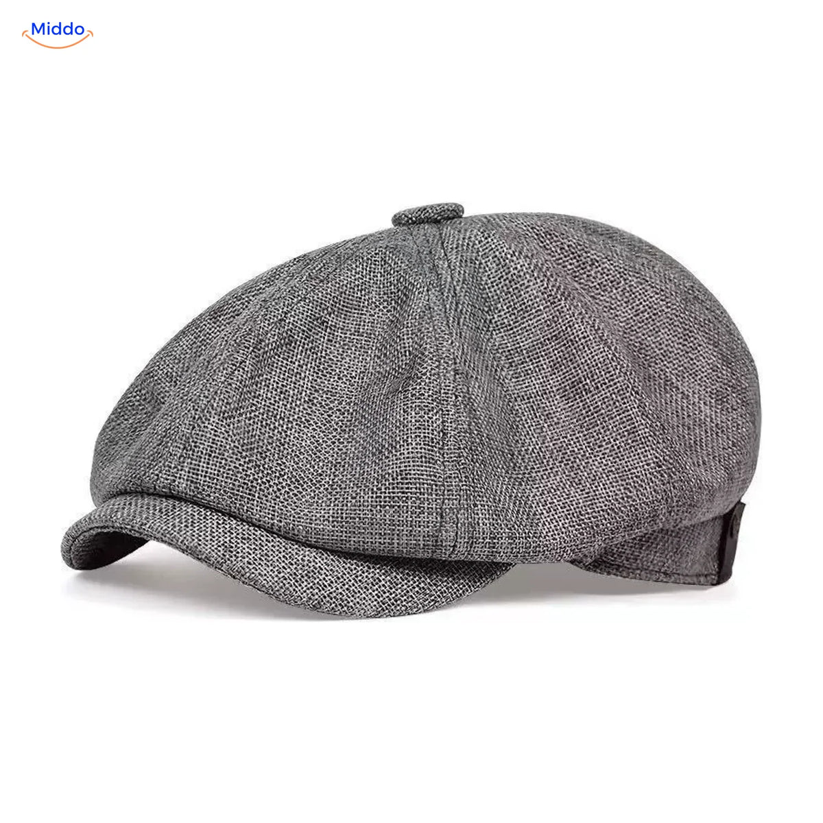 Casquette plate Heritage Eight, Lin gris foncé