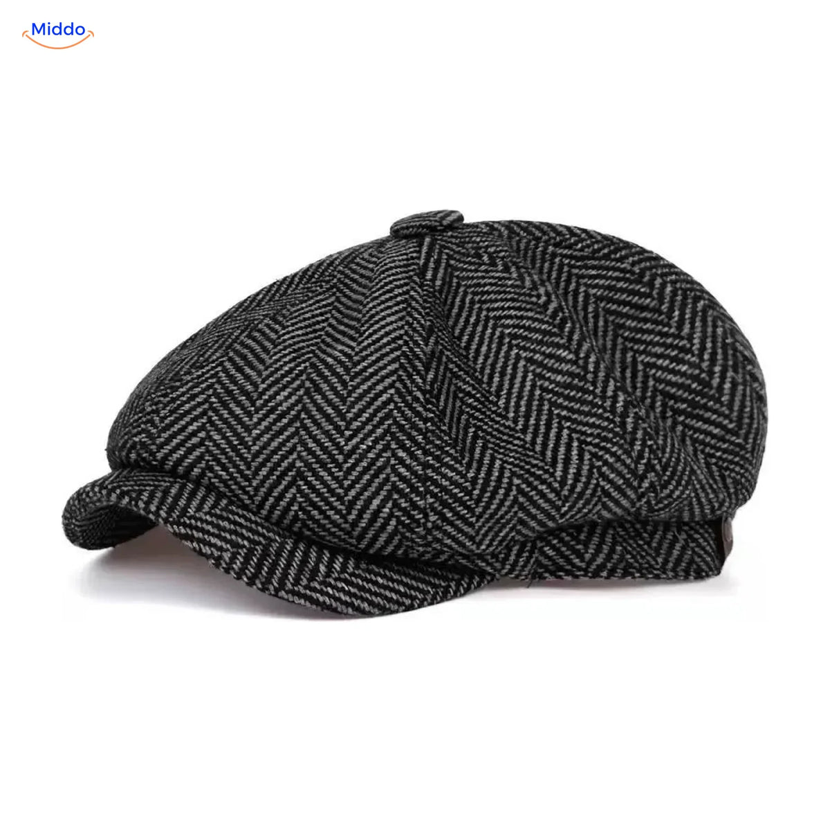 Casquette plate Heritage Eight, Sergé gris foncé