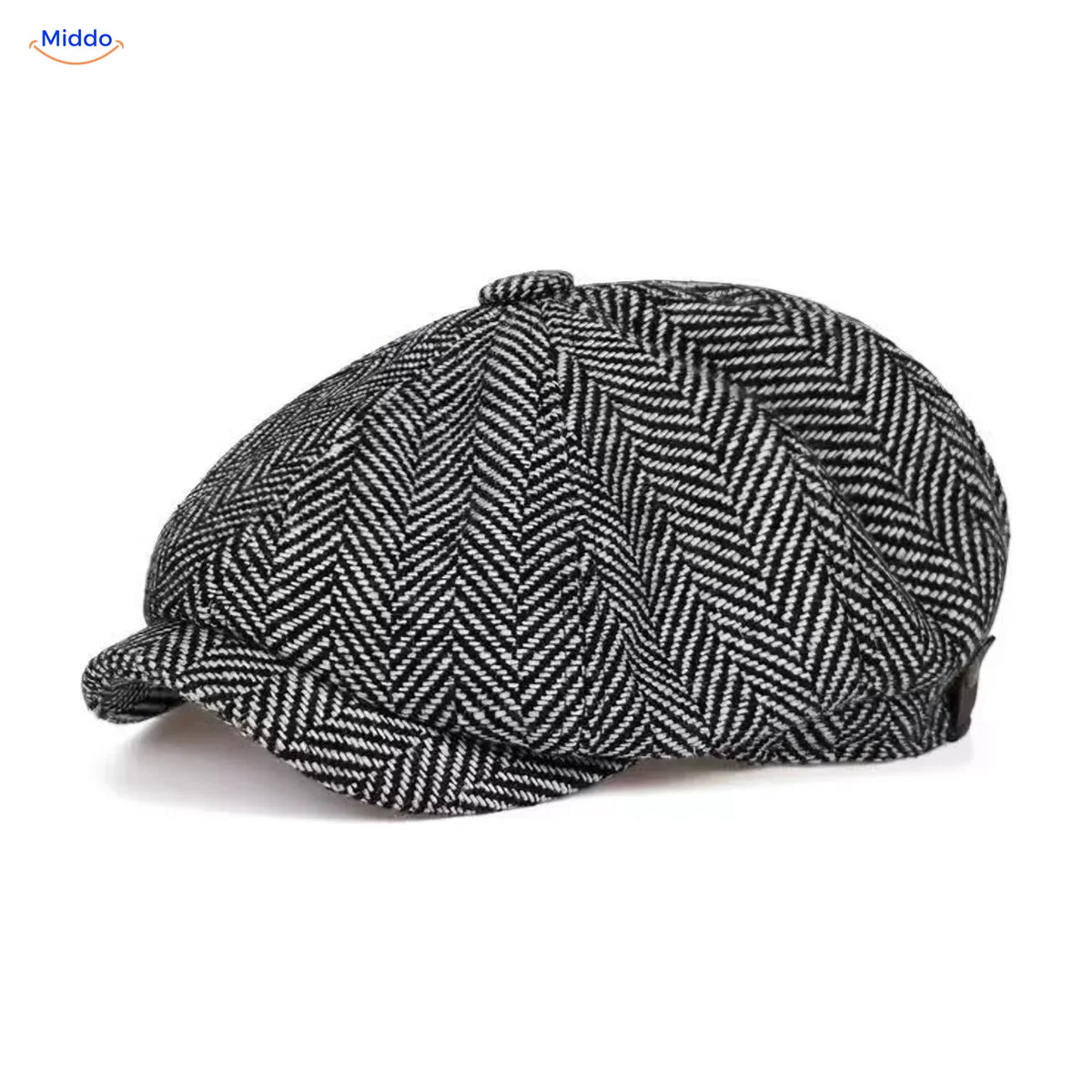 Casquette plate Heritage Eight, Sergé gris