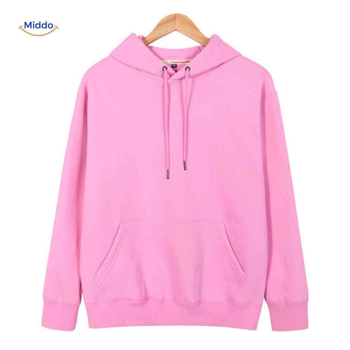 hoodie polaire doux unisexe au style casual, confortable et polyvalent
