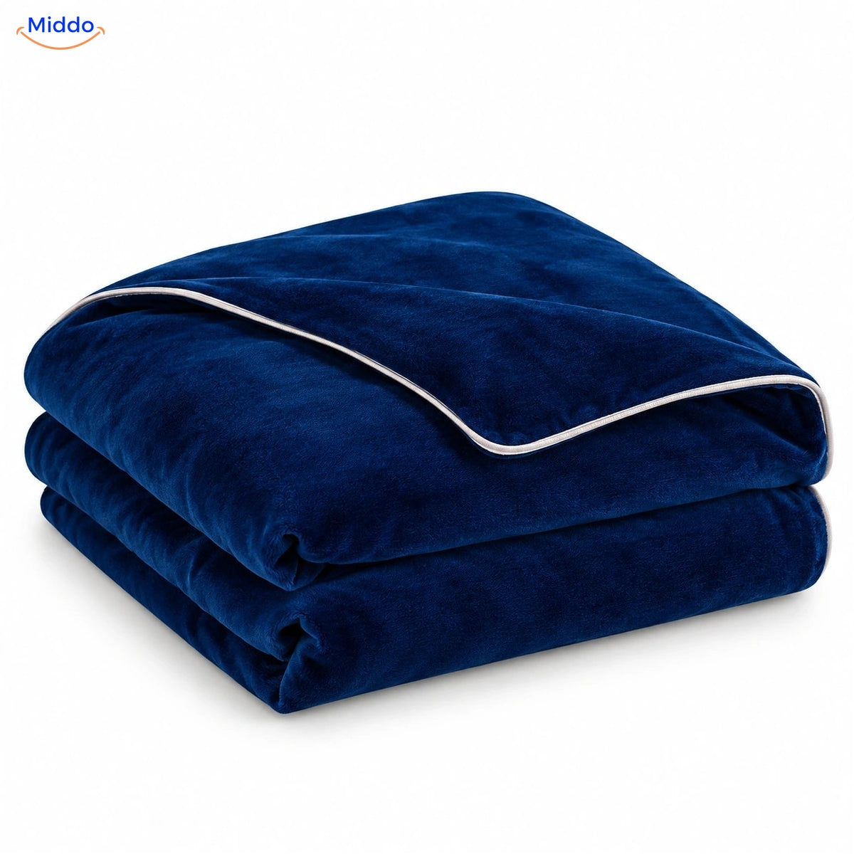 Housse de couette en peluche Bleu roi