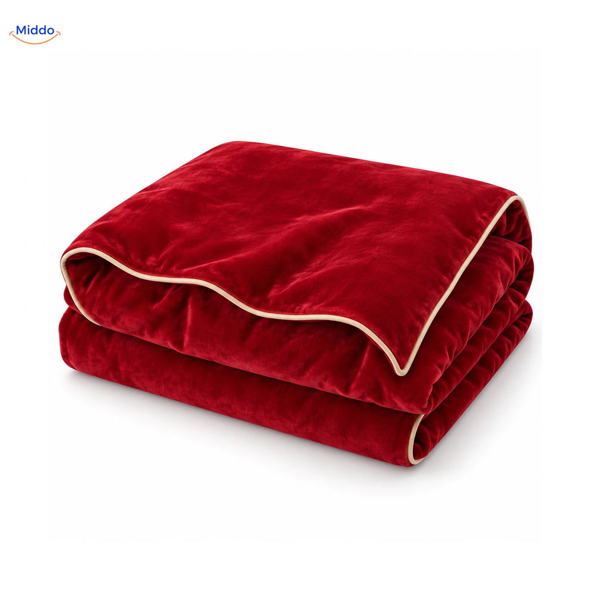 Housse de couette en peluche Bordeaux