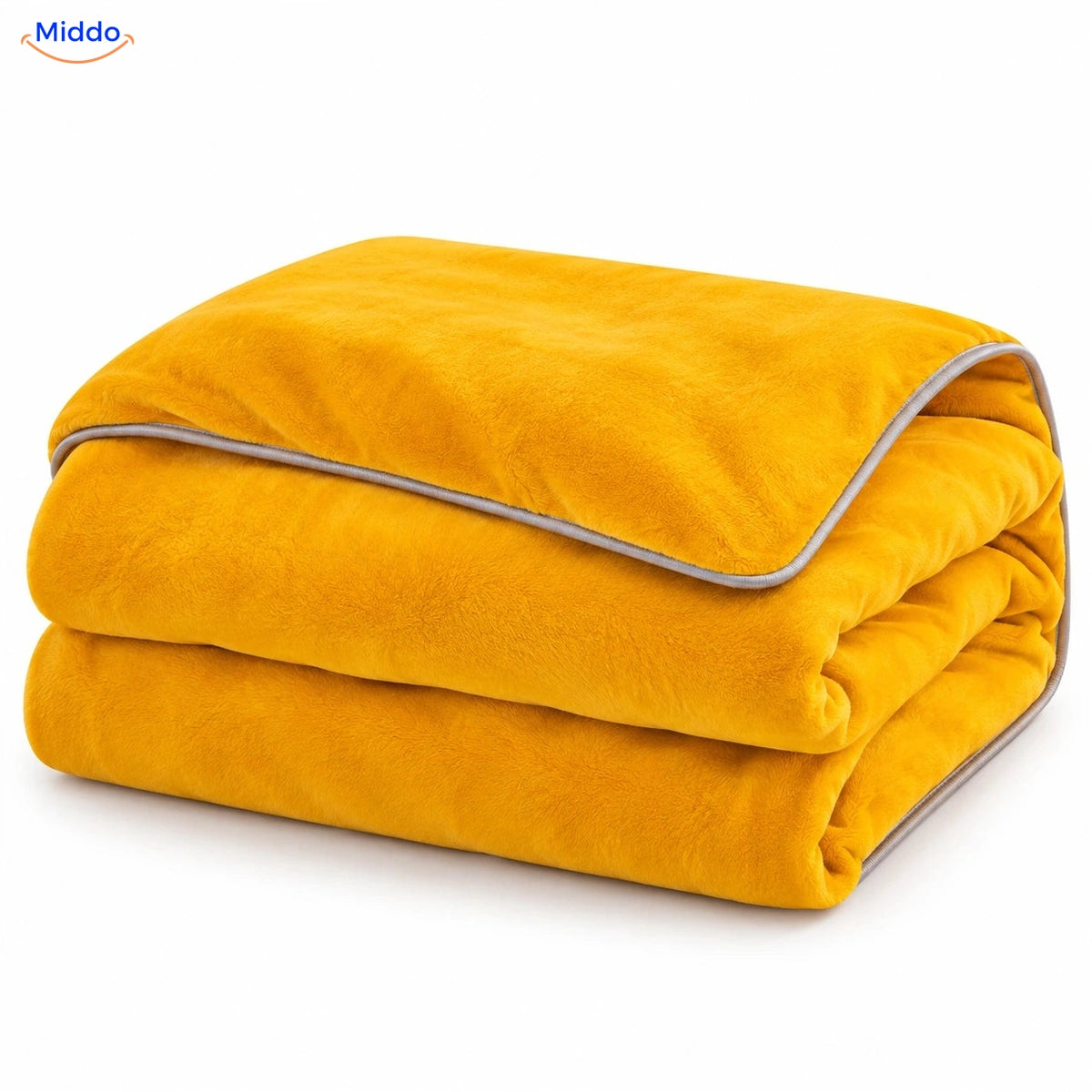 Housse de couette en peluche Jaune