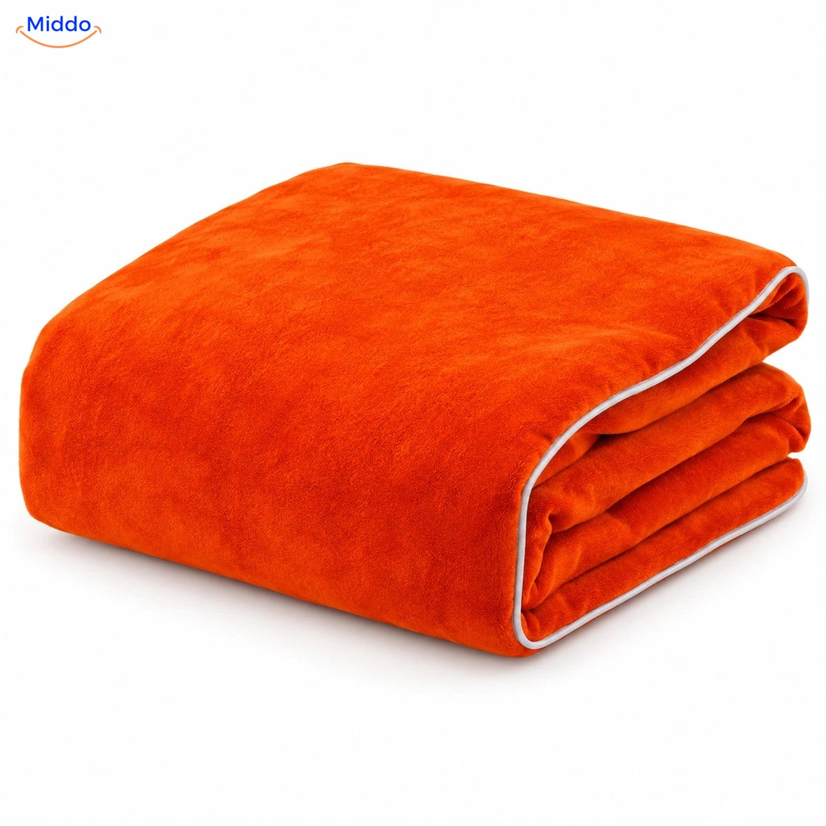 Housse de couette en peluche Orange