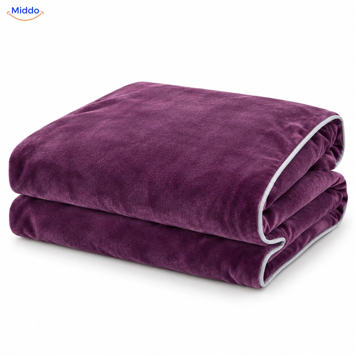 Housse de couette en peluche Violet