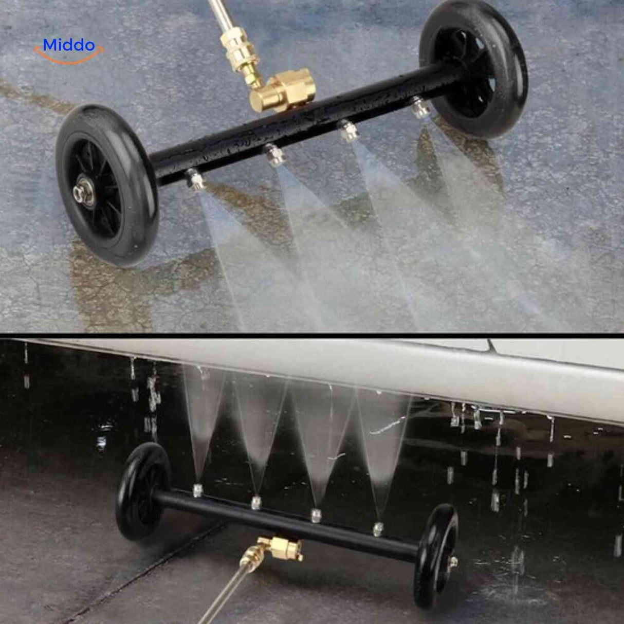 jet d'eau haute pression 4000 PSI du nettoyeur de châssis pour un nettoyage profond de la voiture
