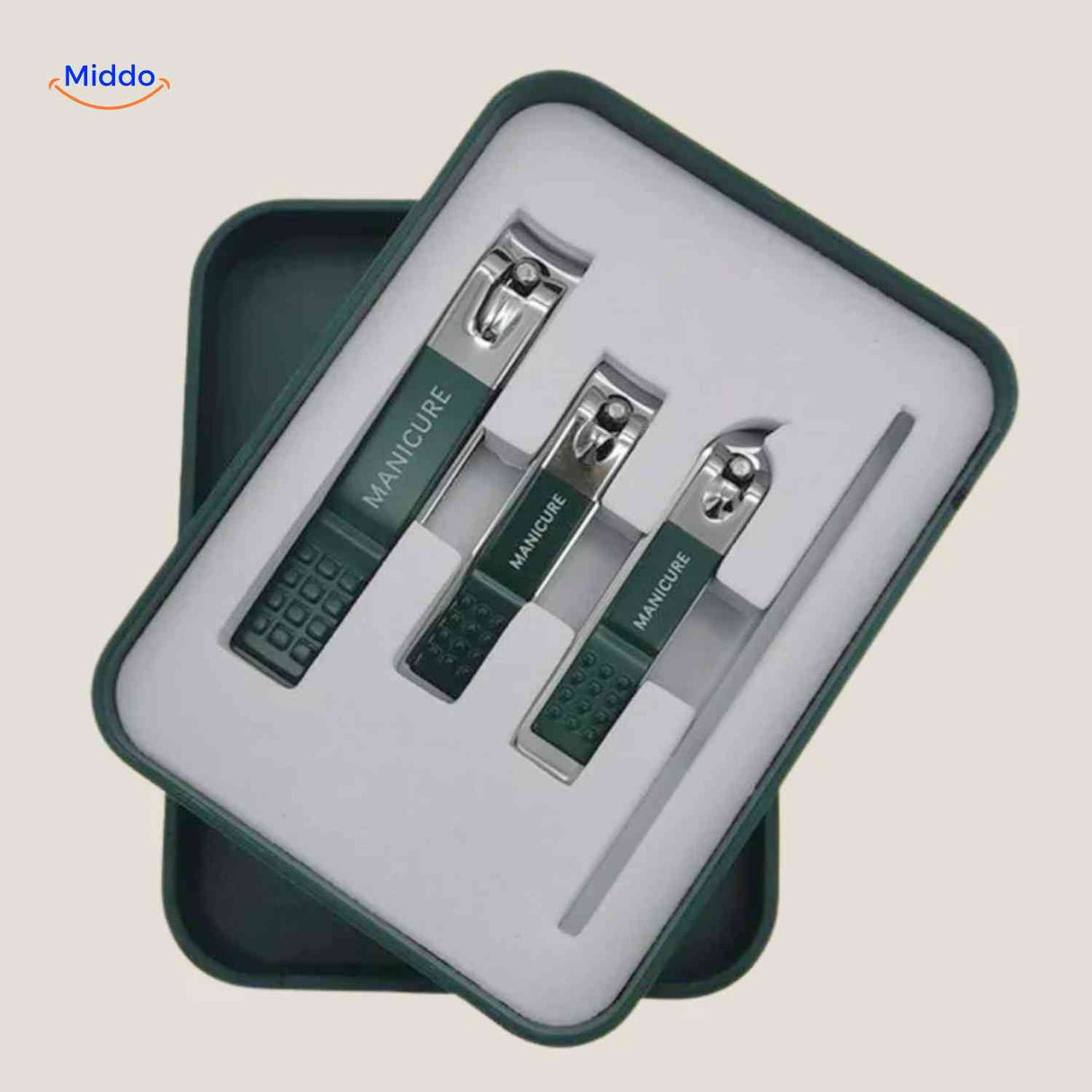 kit manucure compact coupe-ongles anti-éclaboussures avec lime à ongles, idéal voyage