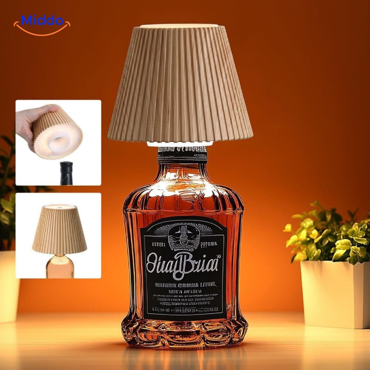 lampe led rechargeable sur bouteille de vin, lumière d'ambiance sans fil pour intérieur