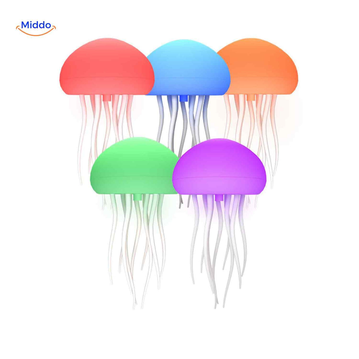 lampes méduse led multicolores pour enfants et adultes, cadeau décoratif idéal