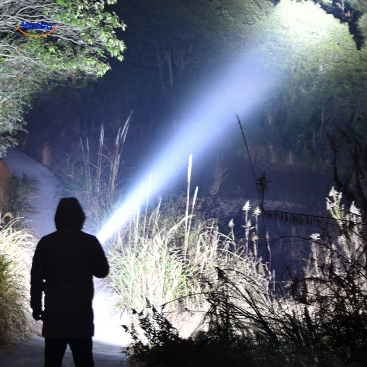 lampe de recherche LED puissante pour les aventures nocturnes et sorties camping en plein air
