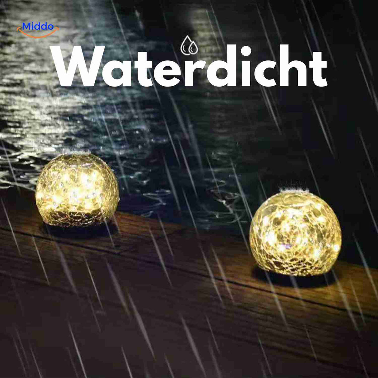 lampe solaire étanche pour un éclairage d'ambiance au jardin et sur la terrasse