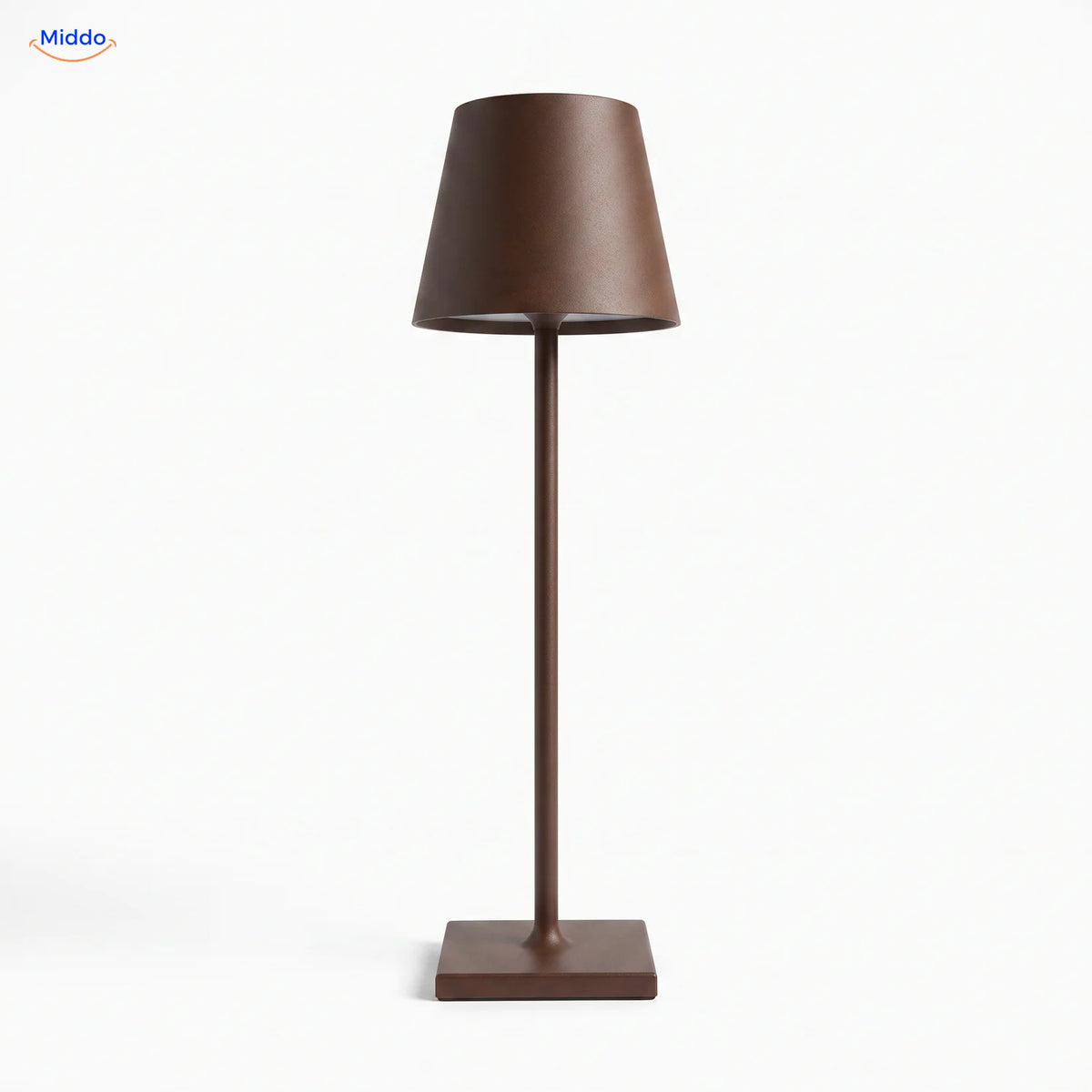 Lampe de table Lumiset rechargeable marron