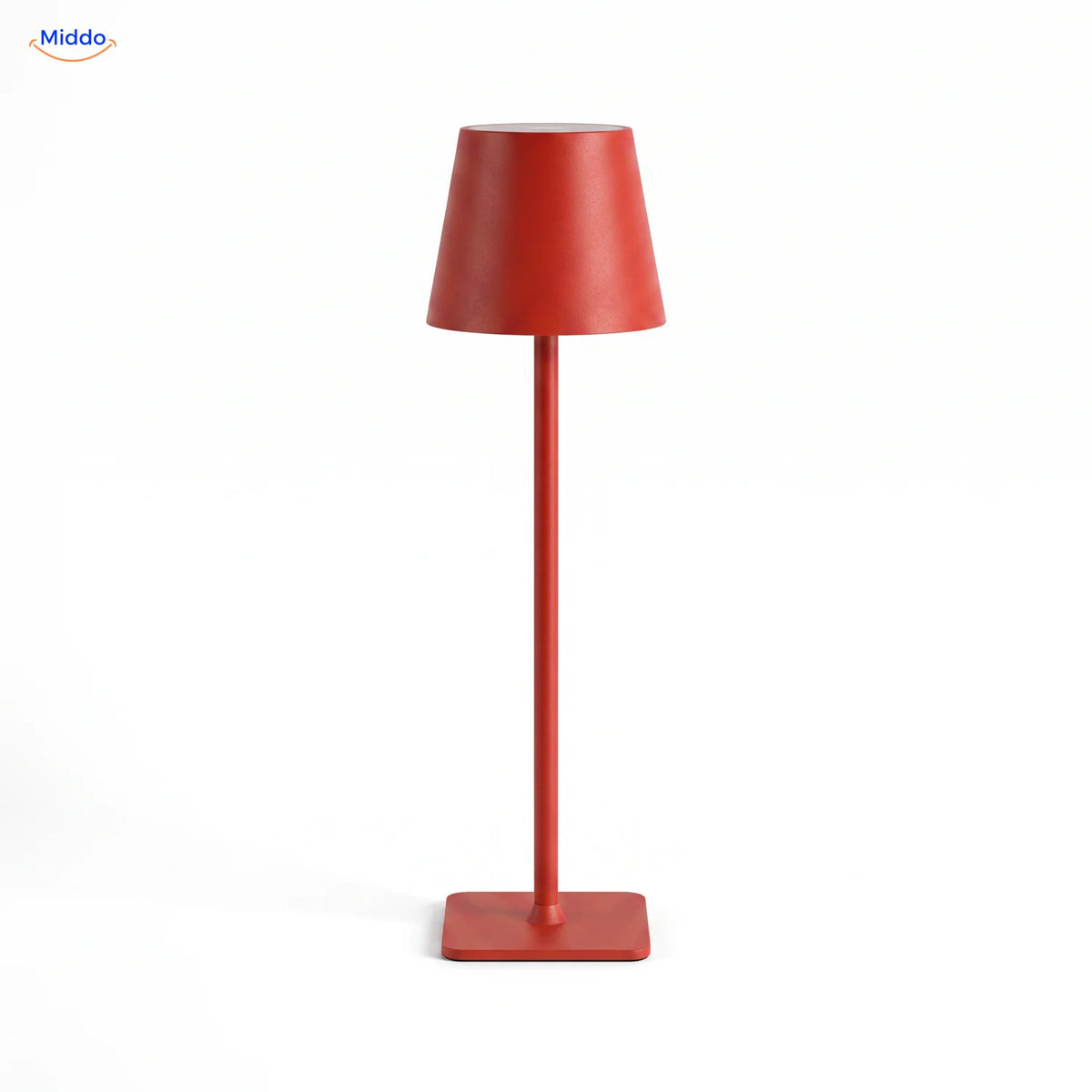 Lampe de table Lumiset rechargeable rouge