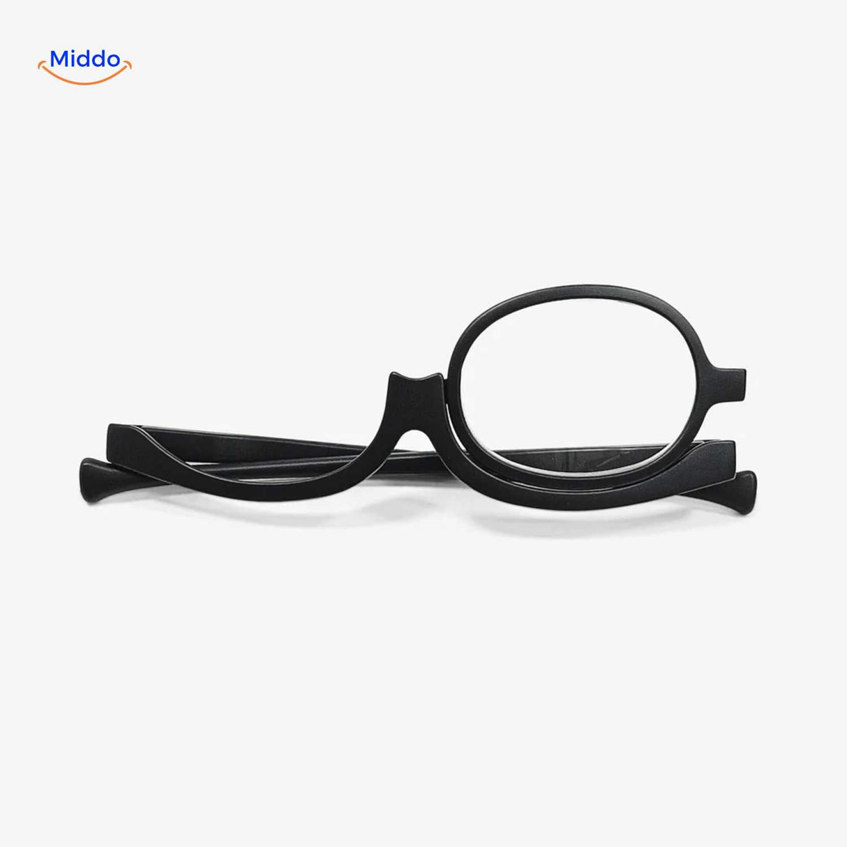 lunettes maquillage pliables et compactes avec lentille unique grossissante pivotante