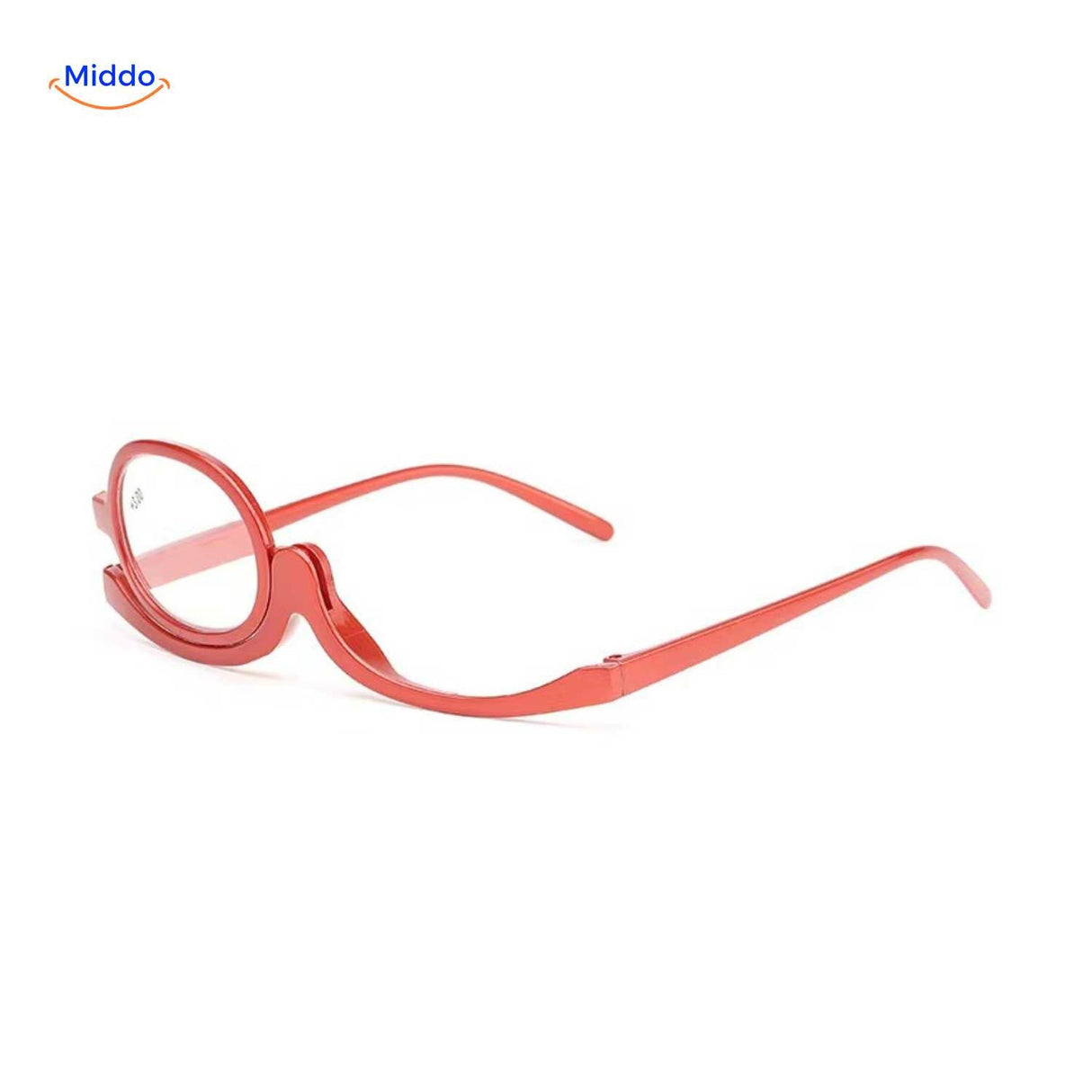 lunettes maquillage grossissantes rouges pour une application en toute précision