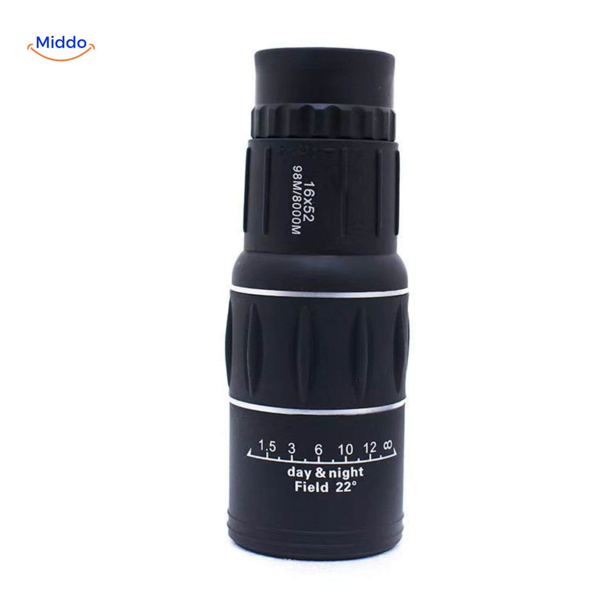 monoculaire 16x52 au design épuré avec optique haute définition pour une vision lumineuse et précise