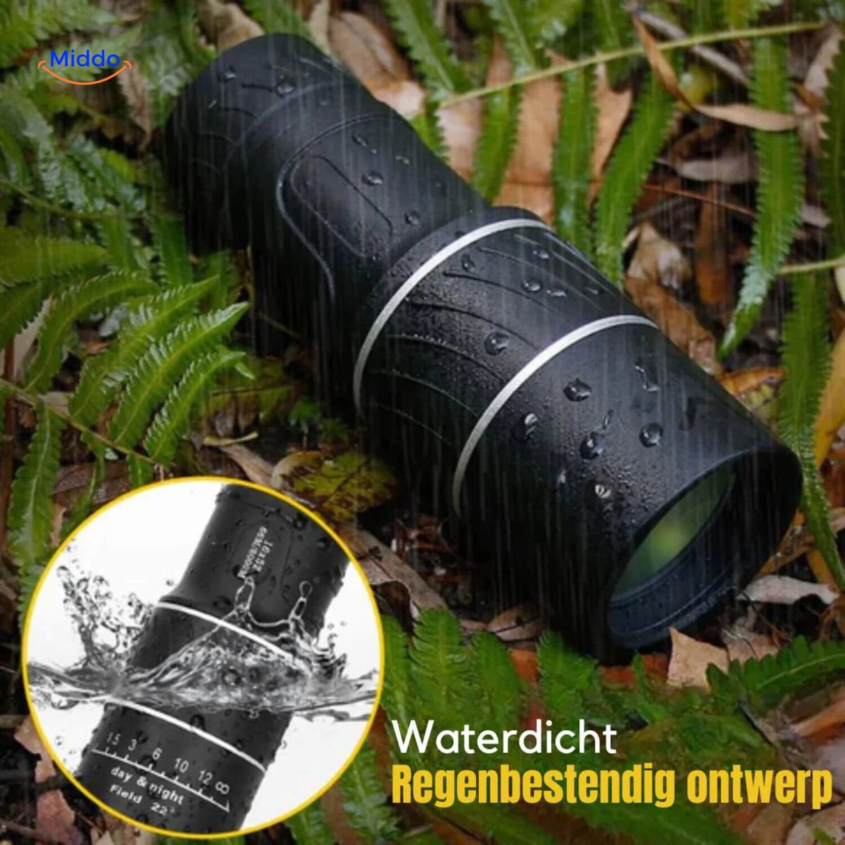 monoculaire avec protection étanche résistante à la pluie, utilisable par tous les temps